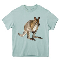 Arona Hand Drawn Wallaby Animal Heavy Core Tee - LillyAllenDesigns