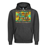 Charcoal Heather faith over fear Zipper Hoodie - CowGirlArtShop