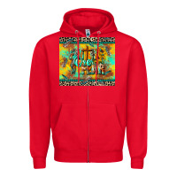 Red faith over fear Zipper Hoodie - CowGirlArtShop