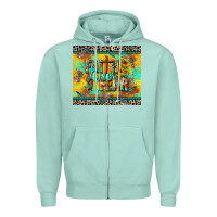 Seafoam faith over fear Zipper Hoodie - CowGirlArtShop