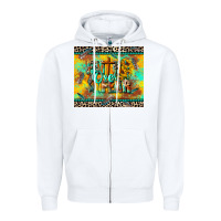 White faith over fear Zipper Hoodie - CowGirlArtShop