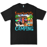 Black summer camping Premium Tee - JahusDesignShop