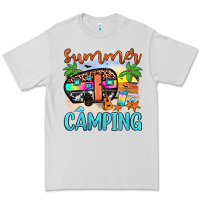 Dove Grey summer camping Premium Tee - JahusDesignShop