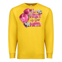 Lemon her fight is our fight Breast cancer awareness Premium Sweatshirt - FaDigitalArtStudio