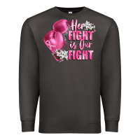 Smoke her fight is our fight Breast cancer awareness Premium Sweatshirt - FaDigitalArtStudio