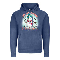 Vintage Denim 'tis the season to be freezing Vintage Hoodie - MaliasSmallBusiness