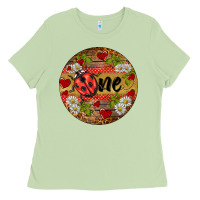 Matcha ladybug one ornament Ladies Tee - BarkalooDesign
