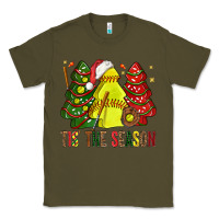 Army Green tis' the season softball christmas cakes bbs Classic Tee - BundleAndBundleShop