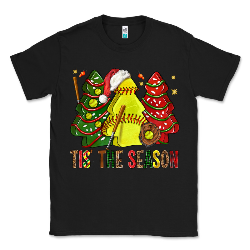 Tis' The Season Softball Christmas Cakes Bbs Classic Tee by BundleAndBundleShop | Teevron