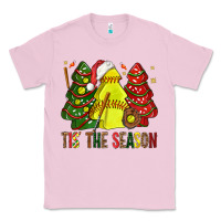 Bubblegum Pink tis' the season softball christmas cakes bbs Classic Tee - BundleAndBundleShop