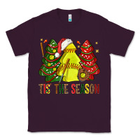 Plum tis' the season softball christmas cakes bbs Classic Tee - BundleAndBundleShop