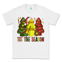White tis' the season softball christmas cakes bbs Classic Tee - BundleAndBundleShop