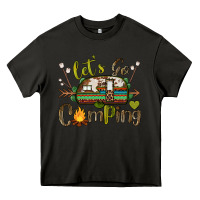 Asphalt let's go camping Heavy Core Tee - BarkalooDesign