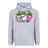 Heather Grey Easter Day Baseball Easter sports carrots Heavyweight Hoodie - OliviaCreatesArt