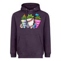 Plum Easter Day Baseball Easter sports carrots Heavyweight Hoodie - OliviaCreatesArt