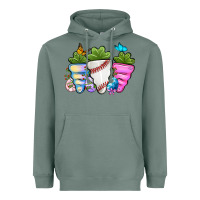 Sage Easter Day Baseball Easter sports carrots Heavyweight Hoodie - OliviaCreatesArt