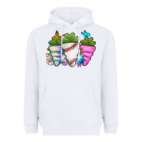 White Easter Day Baseball Easter sports carrots Heavyweight Hoodie - OliviaCreatesArt