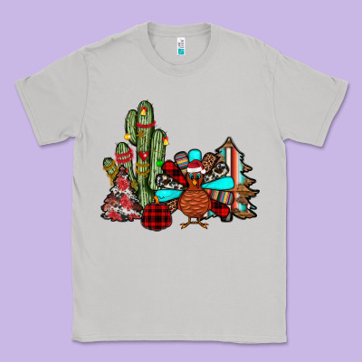 Christmas Turkey Classic Tee Designed By Jahusdesignshop
