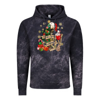 Cloud Black sorta scary sorta merry skeleton christmas tree Vintage Hoodie - MaliasSmallBusiness