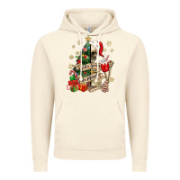 Vintage Artic sorta scary sorta merry skeleton christmas tree Vintage Hoodie - MaliasSmallBusiness