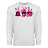 Oatmeal Heather breast cancer afro gnomies Premium Sweatshirt - FaDigitalArtStudio