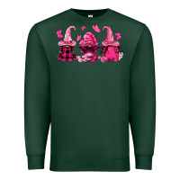 Sports Green breast cancer afro gnomies Premium Sweatshirt - FaDigitalArtStudio