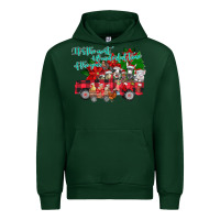 Forest Green It's the Most Wonderful Of The Urban Hoodie - CowhideDigitalArt