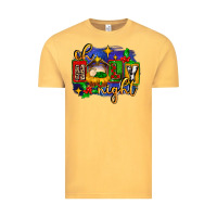 Vintage Mustard oh holy night with baby jesus for christmas Vintage Tee - MaliasSmallBusiness