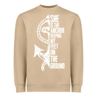 Mushroom she is the anchor keeping my feet on the ground Heavyweight Sweatshirt - Bettercallsaul