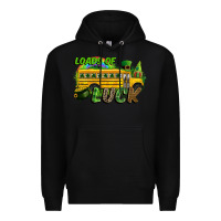 Black Loads of luck School bus Premium Hoodie - CowGirlArtShop