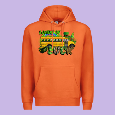 Loads Of Luck School Bus Premium Hoodie Designed By Cowgirlartshop
