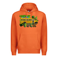 Carrot Loads of luck School bus Premium Hoodie - CowGirlArtShop