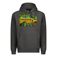 Charcoal Heather Loads of luck School bus Premium Hoodie - CowGirlArtShop