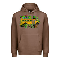 Chestnut Loads of luck School bus Premium Hoodie - CowGirlArtShop