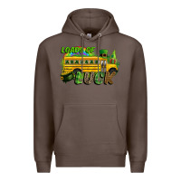 Coffee Loads of luck School bus Premium Hoodie - CowGirlArtShop