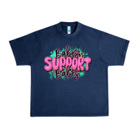 Navy babes support babes Urban Heavy Tee - JahusDesignShop