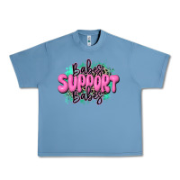 Pebble Blue babes support babes Urban Heavy Tee - JahusDesignShop