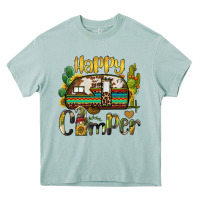Arona happy camper caravan and gnome Heavy Core Tee - BarkalooDesign