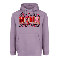 Lavender Pink leopard mama Heavyweight Hoodie - FaDigitalArtStudio