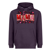 Plum Pink leopard mama Heavyweight Hoodie - FaDigitalArtStudio