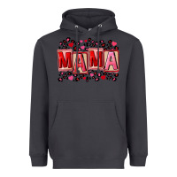 Smoke Pink leopard mama Heavyweight Hoodie - FaDigitalArtStudio