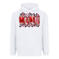 White Pink leopard mama Heavyweight Hoodie - FaDigitalArtStudio