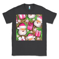 Christmas Santa Claus And Gift Box Seamless Pattern Bbs Classic Tee | Teevron