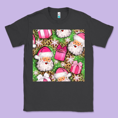 Christmas Santa Claus And Gift Box Seamless Pattern Bbs Classic Tee Designed By Bundleandbundleshop