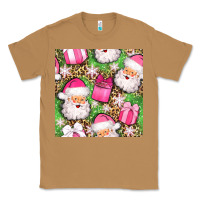 Toasted Coconut christmas santa claus and gift box seamless pattern bbs Classic Tee - BundleAndBundleShop