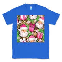 True Royal christmas santa claus and gift box seamless pattern bbs Classic Tee - BundleAndBundleShop