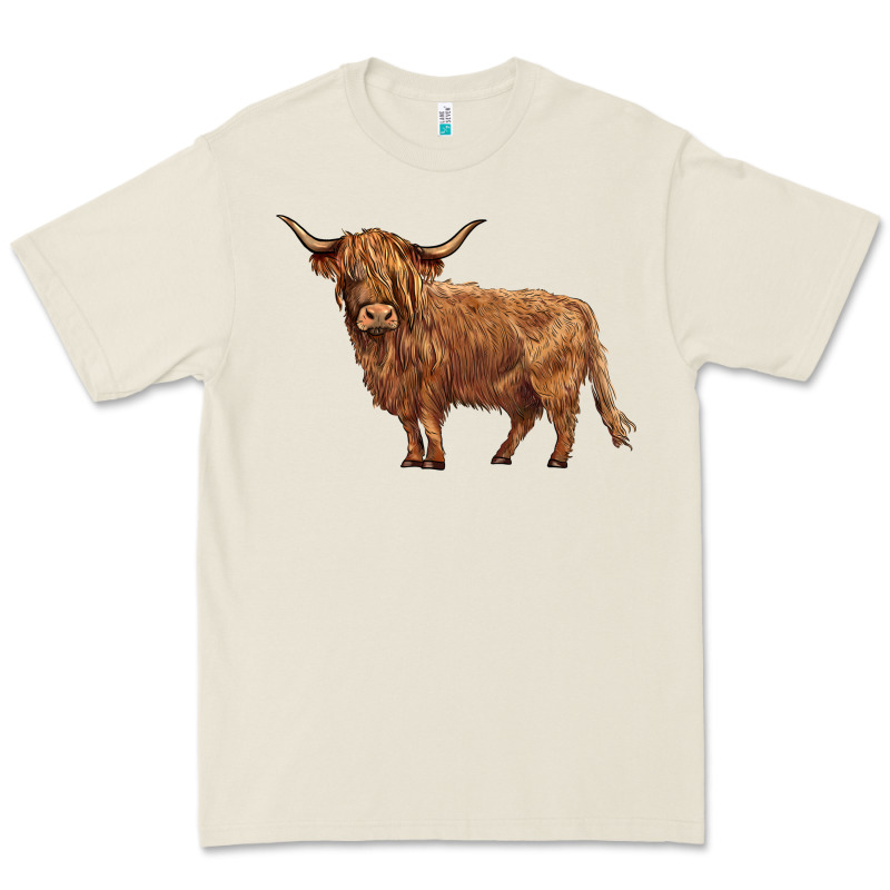 Highland Cow Premium Tee by BarkalooDesign | Teevron