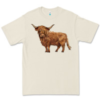 Bone highland cow Premium Tee - BarkalooDesign