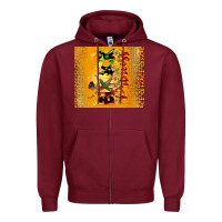 Burgundy black princess Zipper Hoodie - CowGirlArtShop