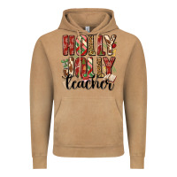 Holly Jolly Teacher Vintage Hoodie | Teevron